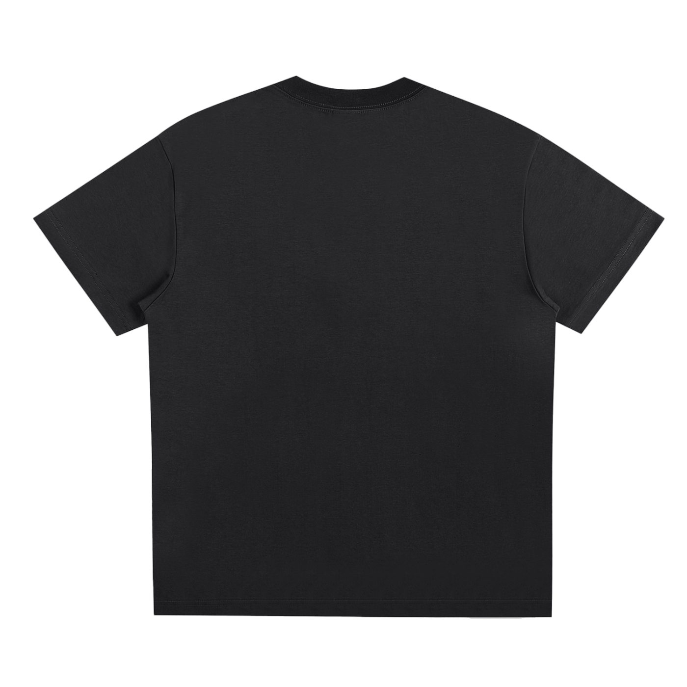 Black T shirt floral