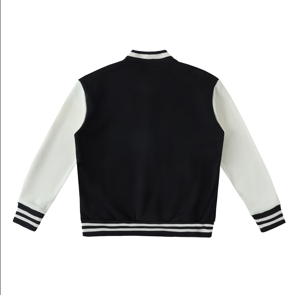 A6 Two-Tone Fleeced Varsity Jacket