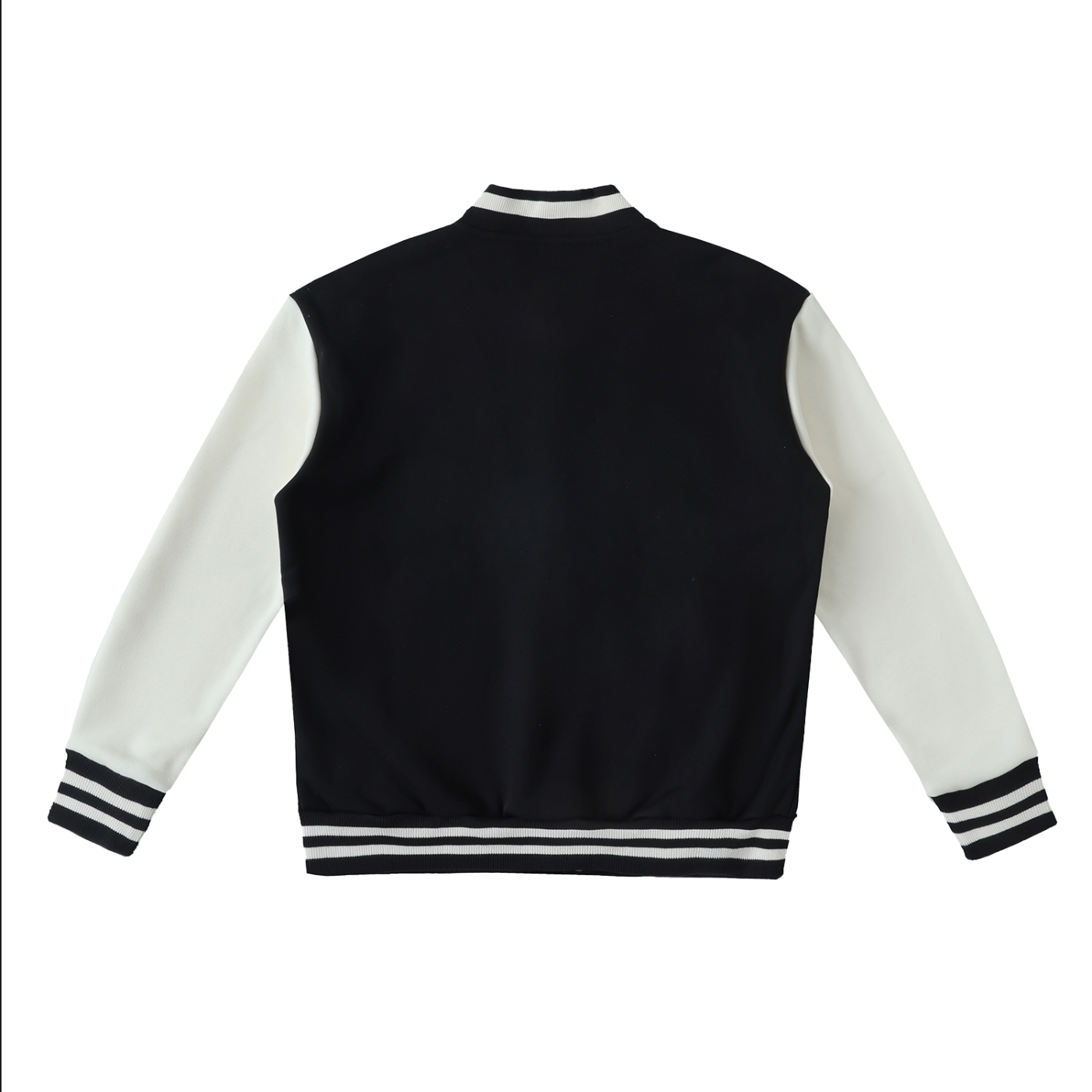 A6 Two-Tone Fleeced Varsity Jacket