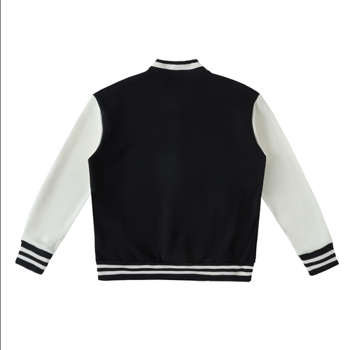 A6 Two-Tone Fleeced Varsity Jacket