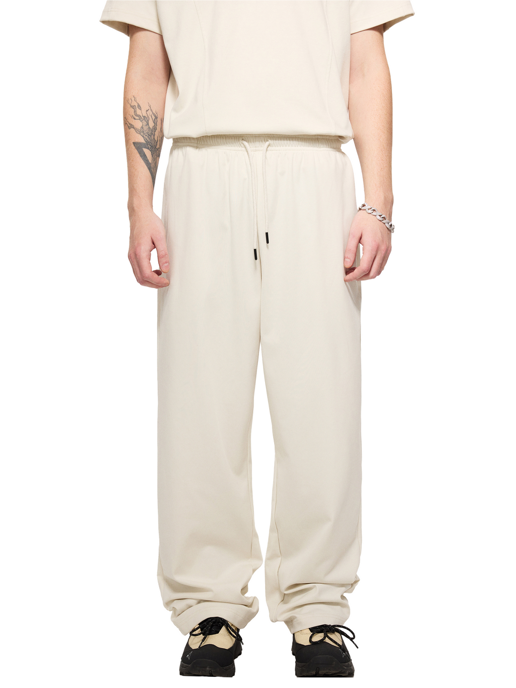 Mesh-Lined Quick-Dry Performance Athletic Leg Pants