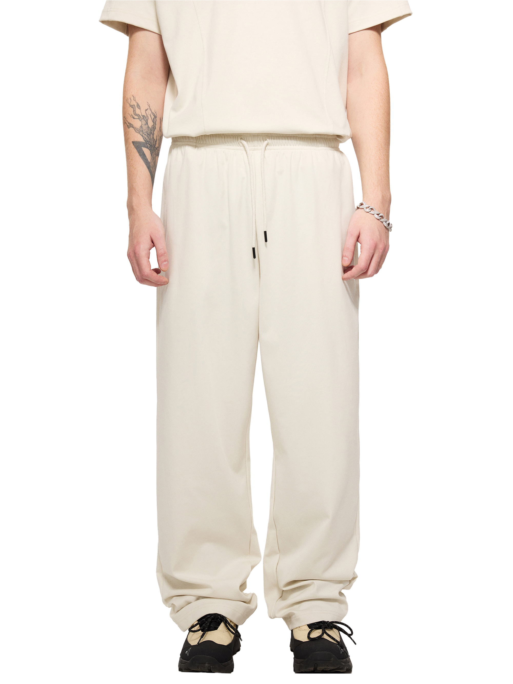 Mesh-Lined Quick-Dry Performance Athletic Leg Pants
