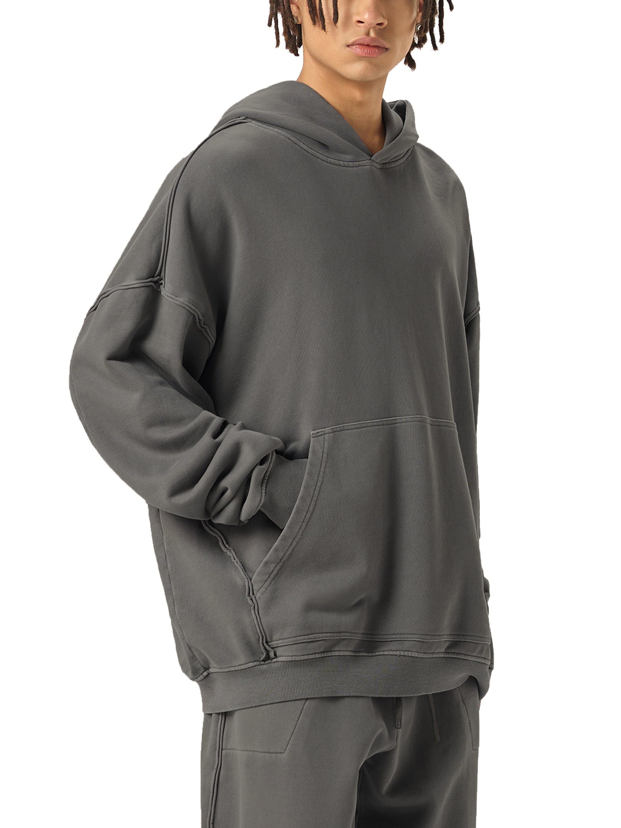 Seam Enzyme Washed Hoodie