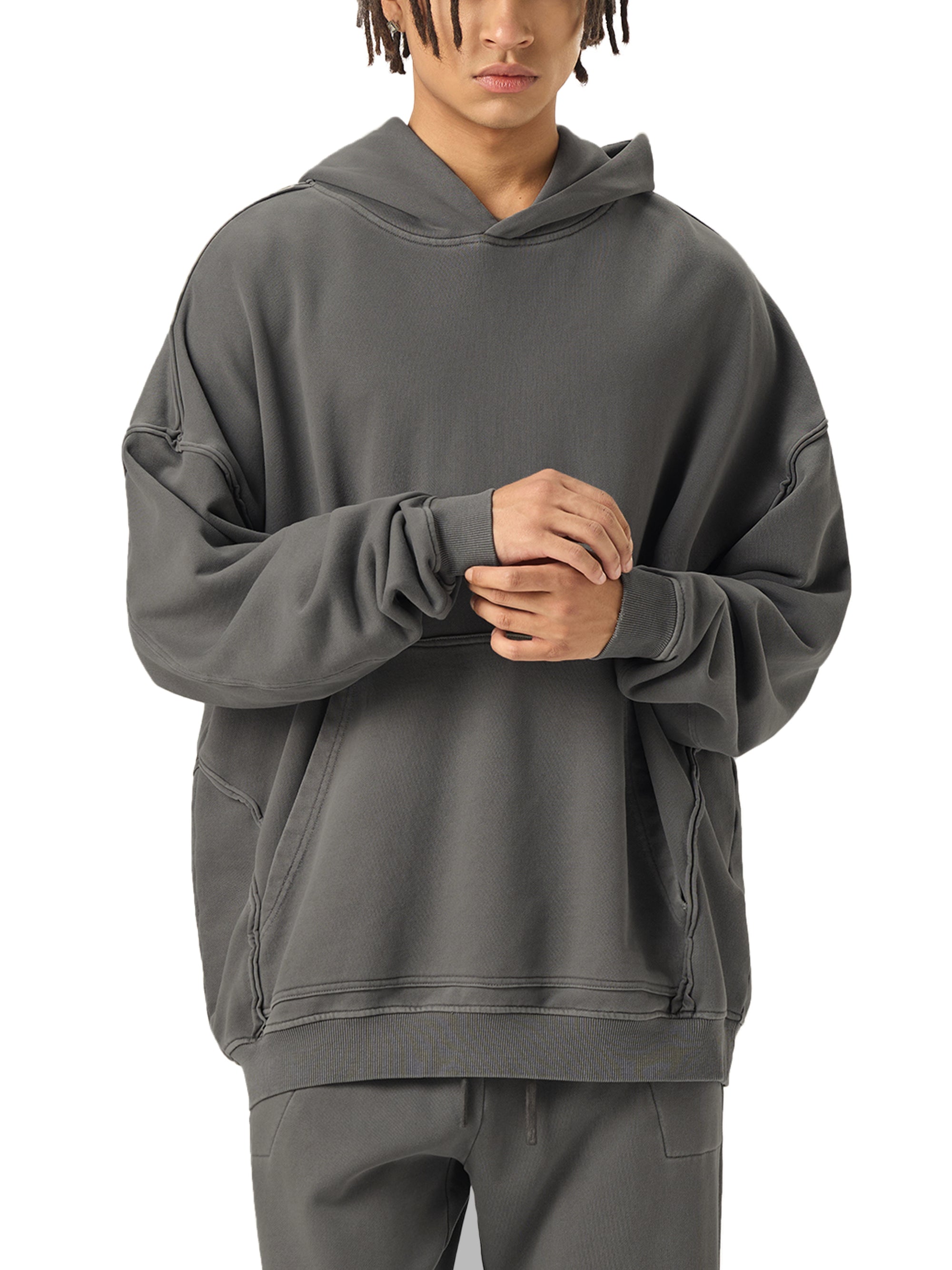 Seam Enzyme Washed Hoodie