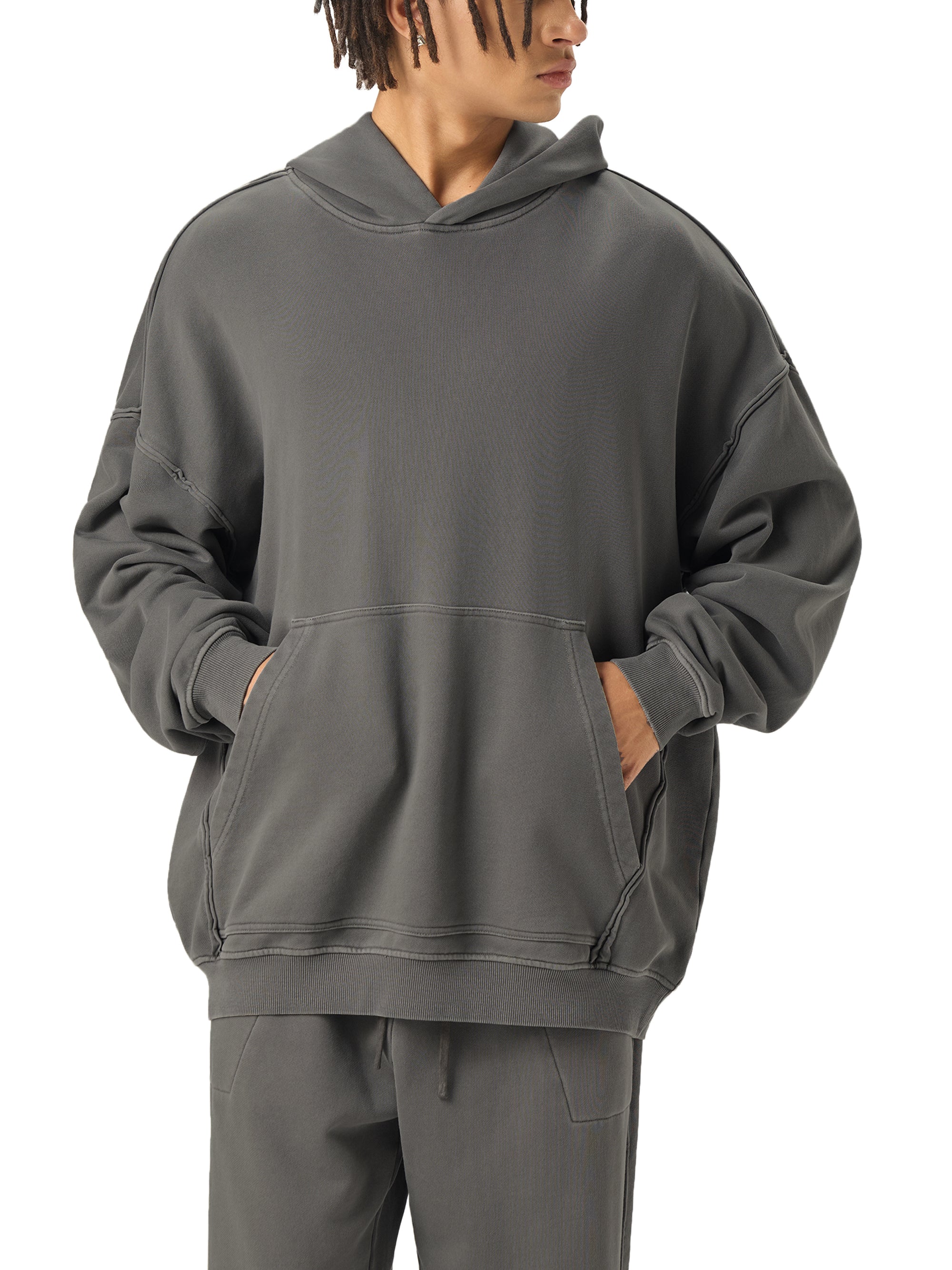 Seam Enzyme Washed Hoodie